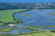 Luftbild Meiningenbrücke mit Behelfsumfahrung - Bild vergrößern ...