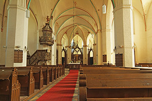 Kirche Grimmen - Blick zum Altar
