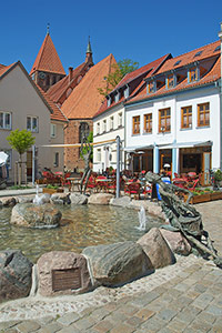 Rückert-Brunnen in Grimmen