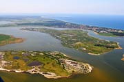 Luftbild Inseln Barther Oie und Kirr